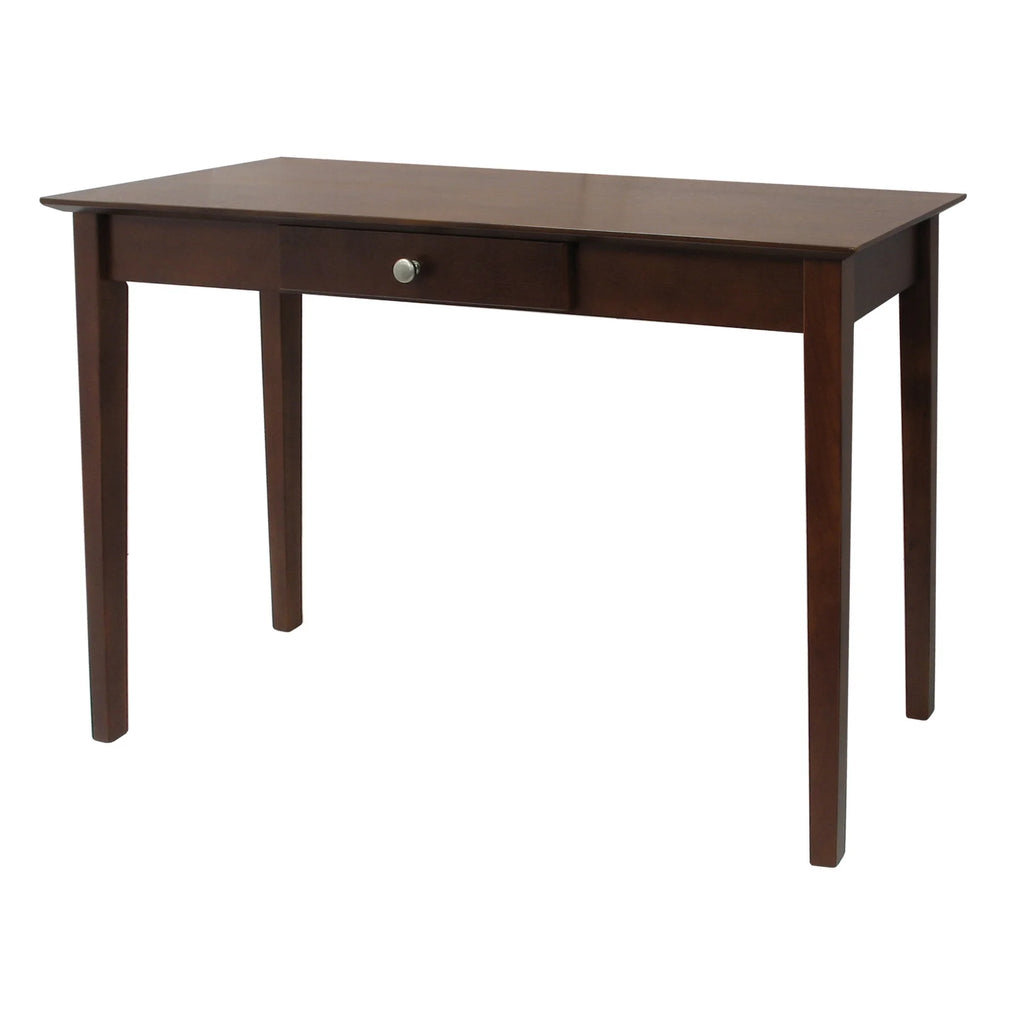 Wood Rochester Console Table with Drawer, Walnut Finish