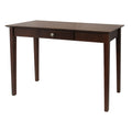 Wood Rochester Console Table with Drawer, Walnut Finish