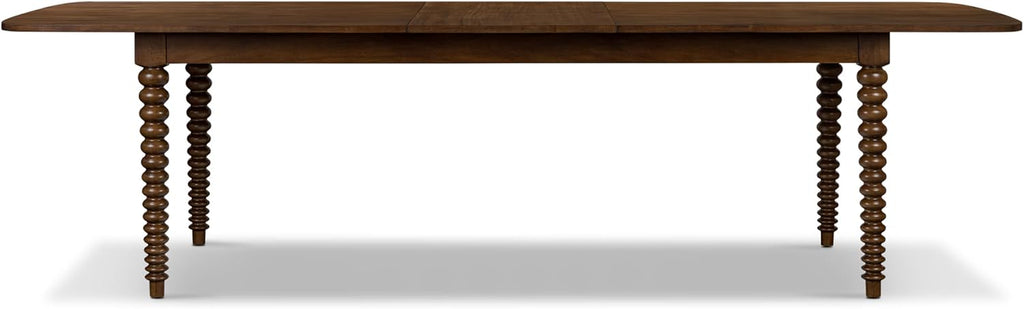 POLY & BARK Torno Extendable Dining Table Walnut 90–112 Inches with Walnut Finish, Expansive Surface, and Thoughtful Engineering for Family and Entertaining