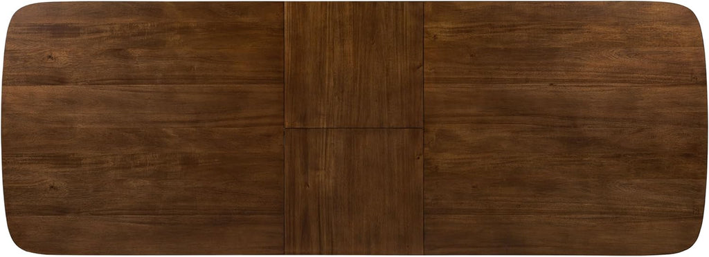 POLY & BARK Torno Extendable Dining Table Walnut 90–112 Inches with Walnut Finish, Expansive Surface, and Thoughtful Engineering for Family and Entertaining