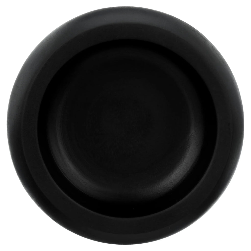 Small Wood Serving Bowl, Black, 2-Pack