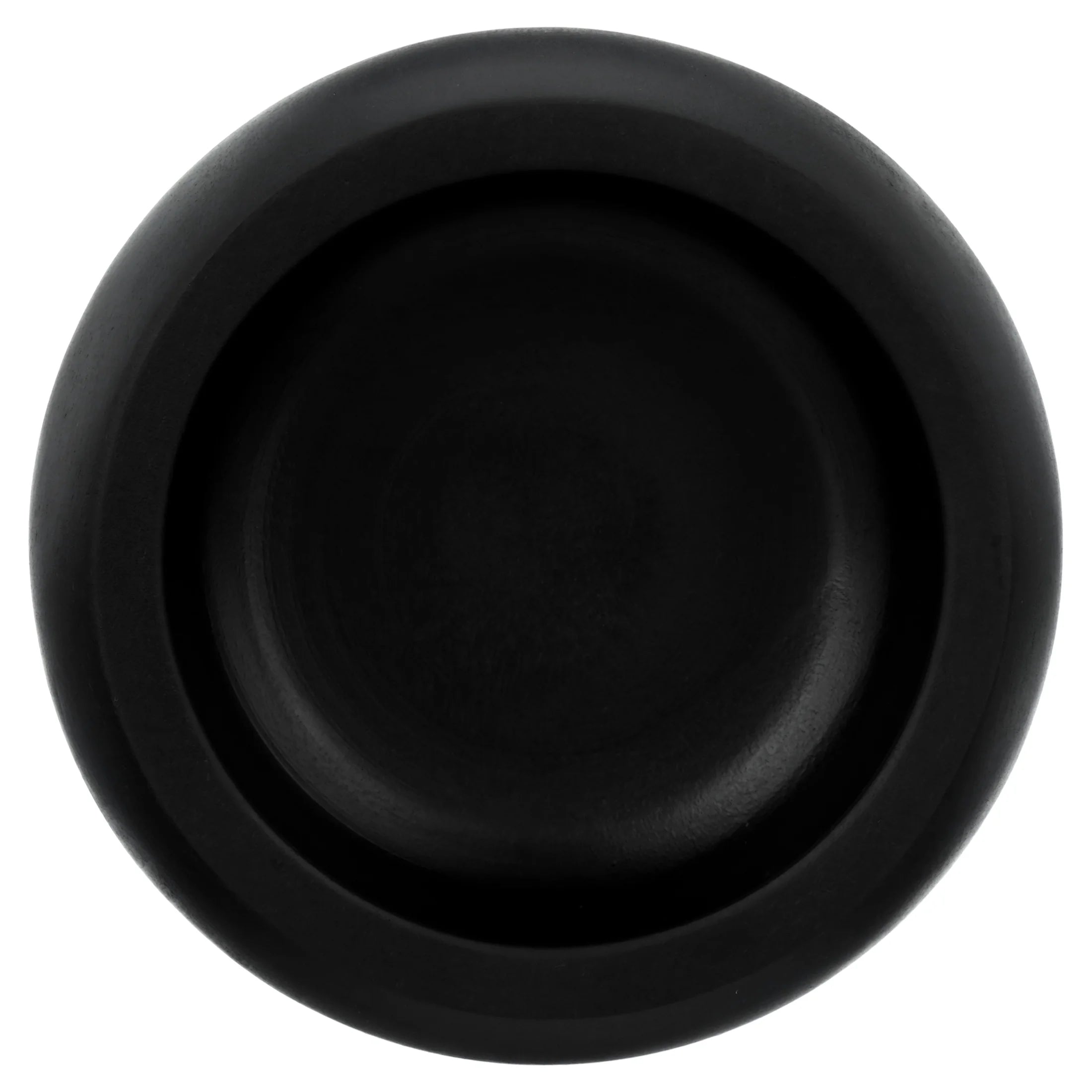 Small Wood Serving Bowl, Black, 2-Pack