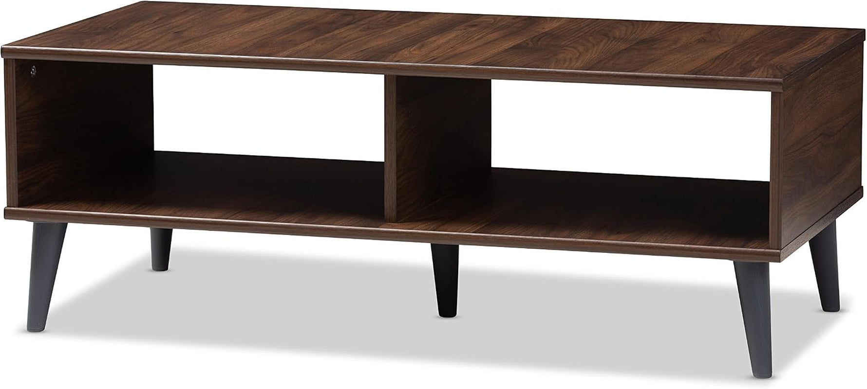 Piotr Coffee Table, Walnut Brown/Dark Gray