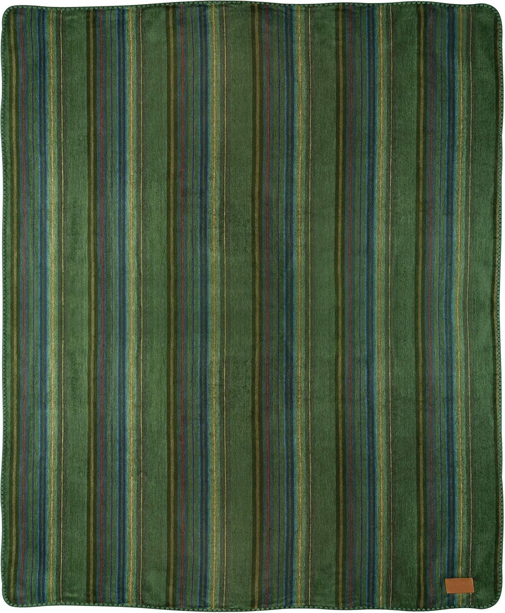 Alpaca Wool Blanket Throw | Large, Beautiful, Warm, Variegated | 85 X 65 Inches | Ultra-Soft, Hypoallergenic and Breathable | Non-Itchy or Scratchy Fabric (Green Variegated)