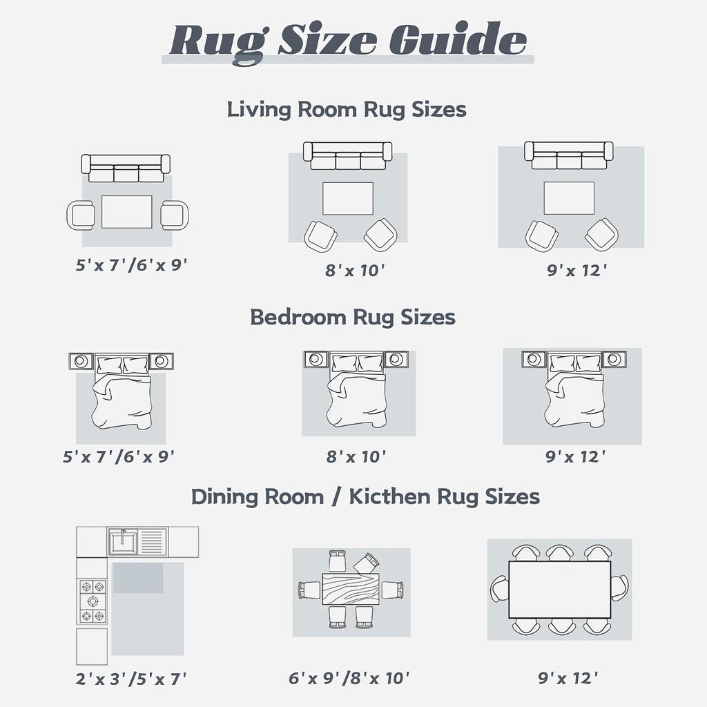 Area Rug 8X10 Washable Rug, Vintage Boho Medallion Rugs Non-Slip Soft Low Pile Large Distressed Rug Indoor Retro Carpet for Living Room Bedroom Dining Room Home Office (Grey, 8'X10')