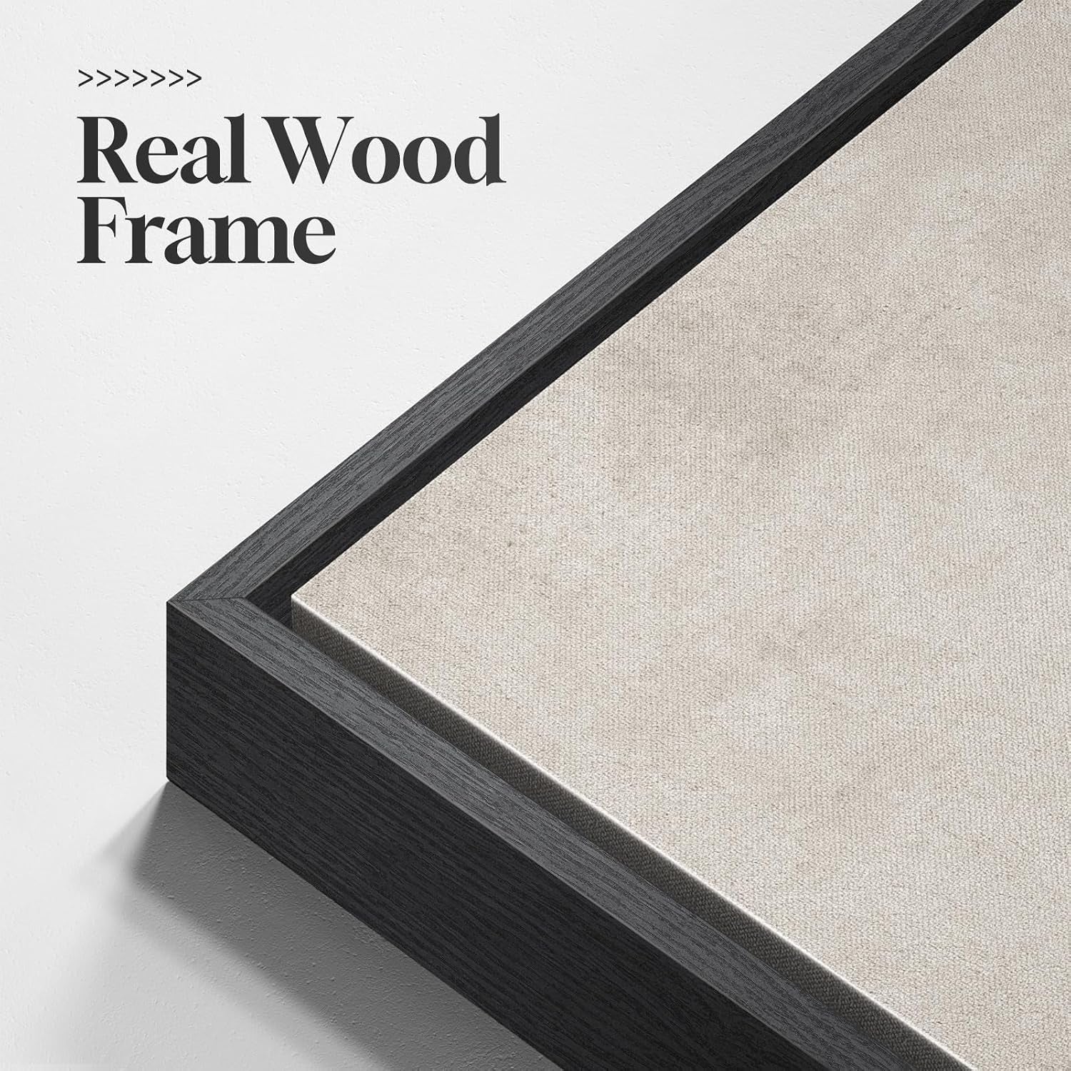 Large Framed Neutral Abstract Wall Art for Living Room Set of 2, 24X36 in | Block Lines, Canvas Prints, Modern Paintings, Minimalist Pictures, Black Beige, Geometric, Dining Room, Bedroom Wall Decor