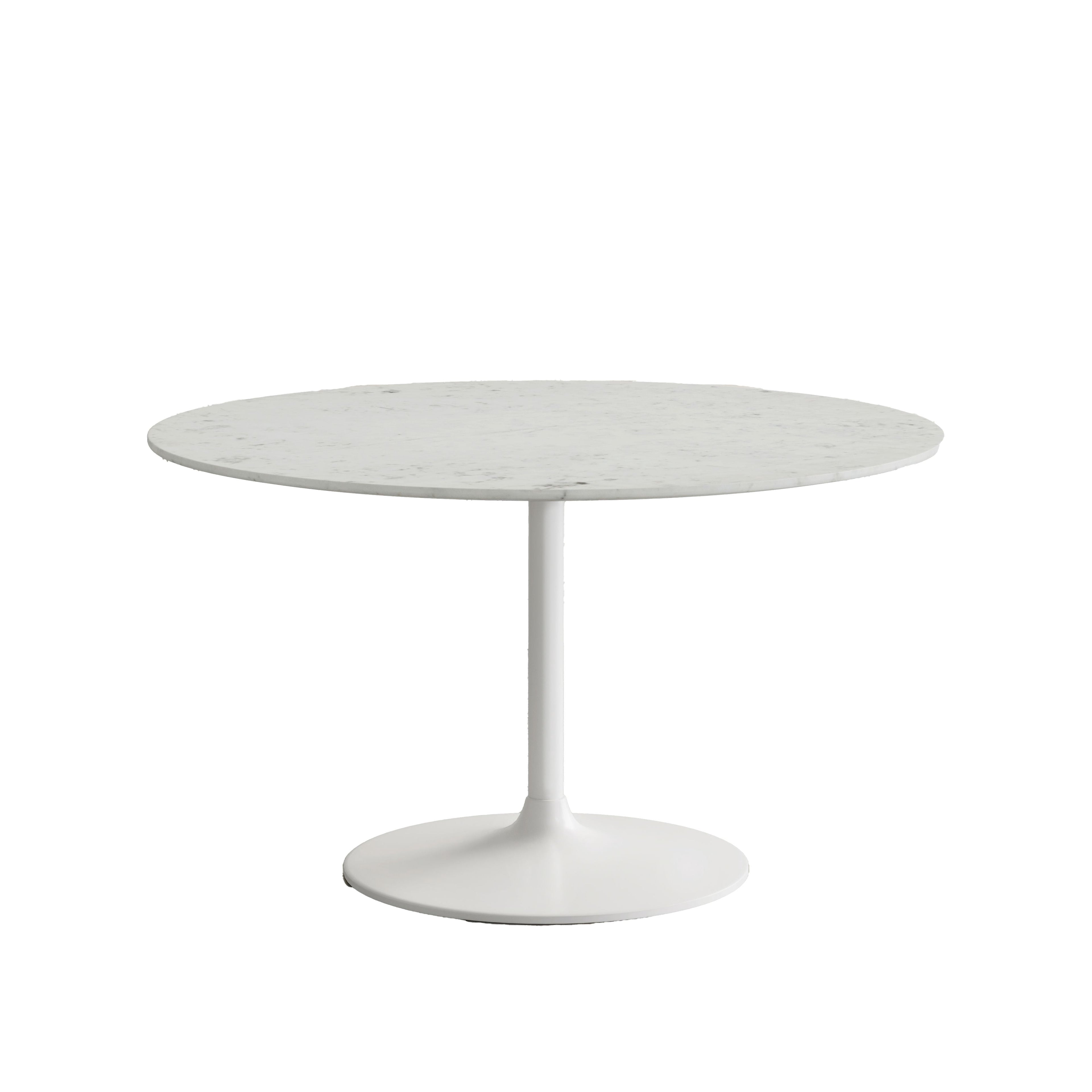 Jofran Rowan 54" Modern Luxury Pedestal round Marble Dining Table
