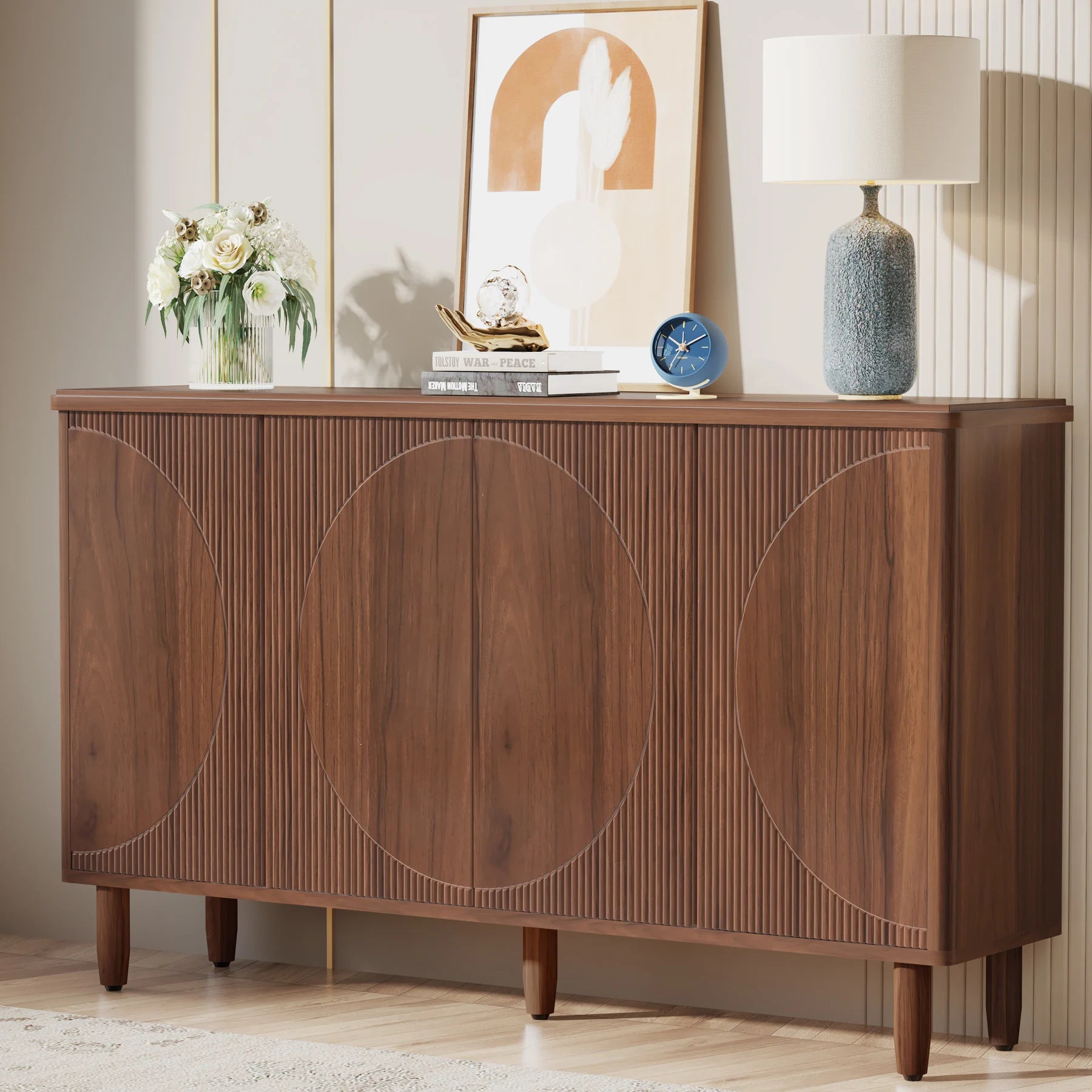 Modern buffet sideboard cabinet with doors