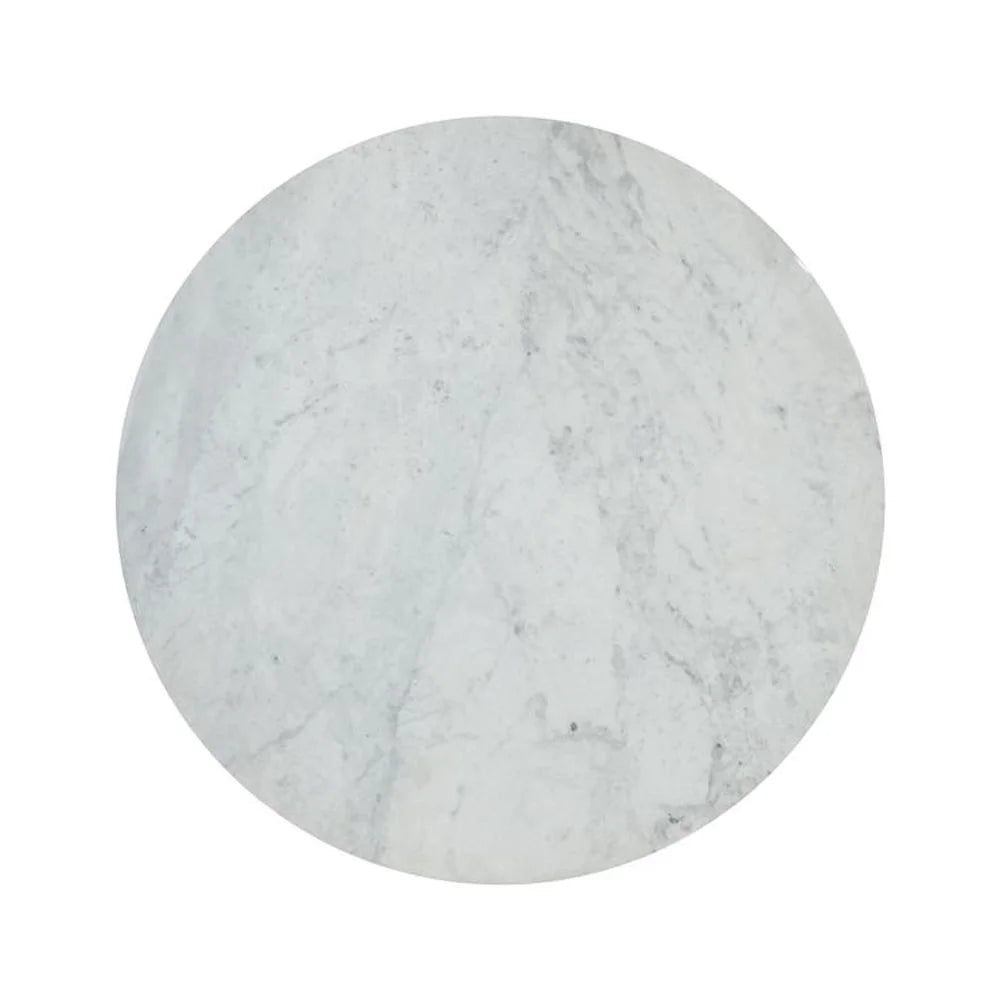 Jofran Rowan 54" Modern Luxury Pedestal round Marble Dining Table