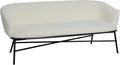 Creative Co-Op Bowery Boucle Upholstered Sofa, White