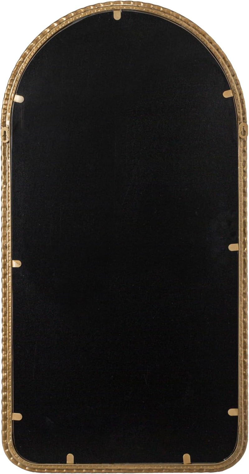 Creative Co-Op Decorative Arched Metal Wall Mirror, Gold