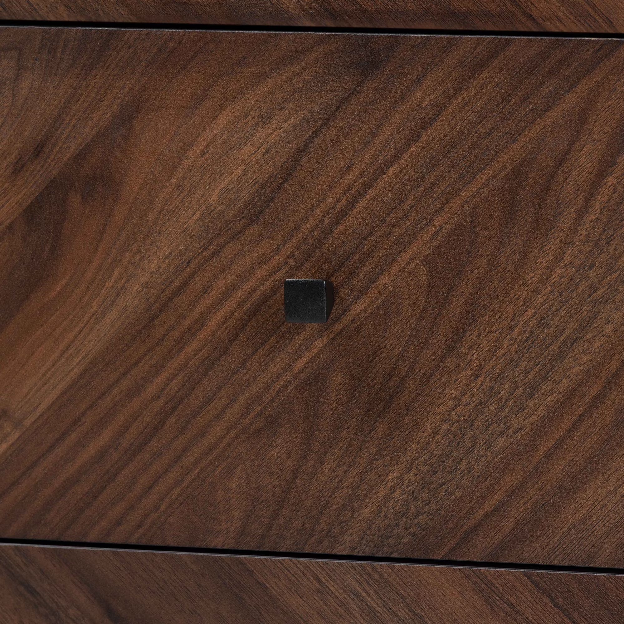 Hartman Mid-Century Modern Walnut Brown Finished Wood 6-Drawer Dresser