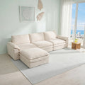 Cream modular cloud sofa