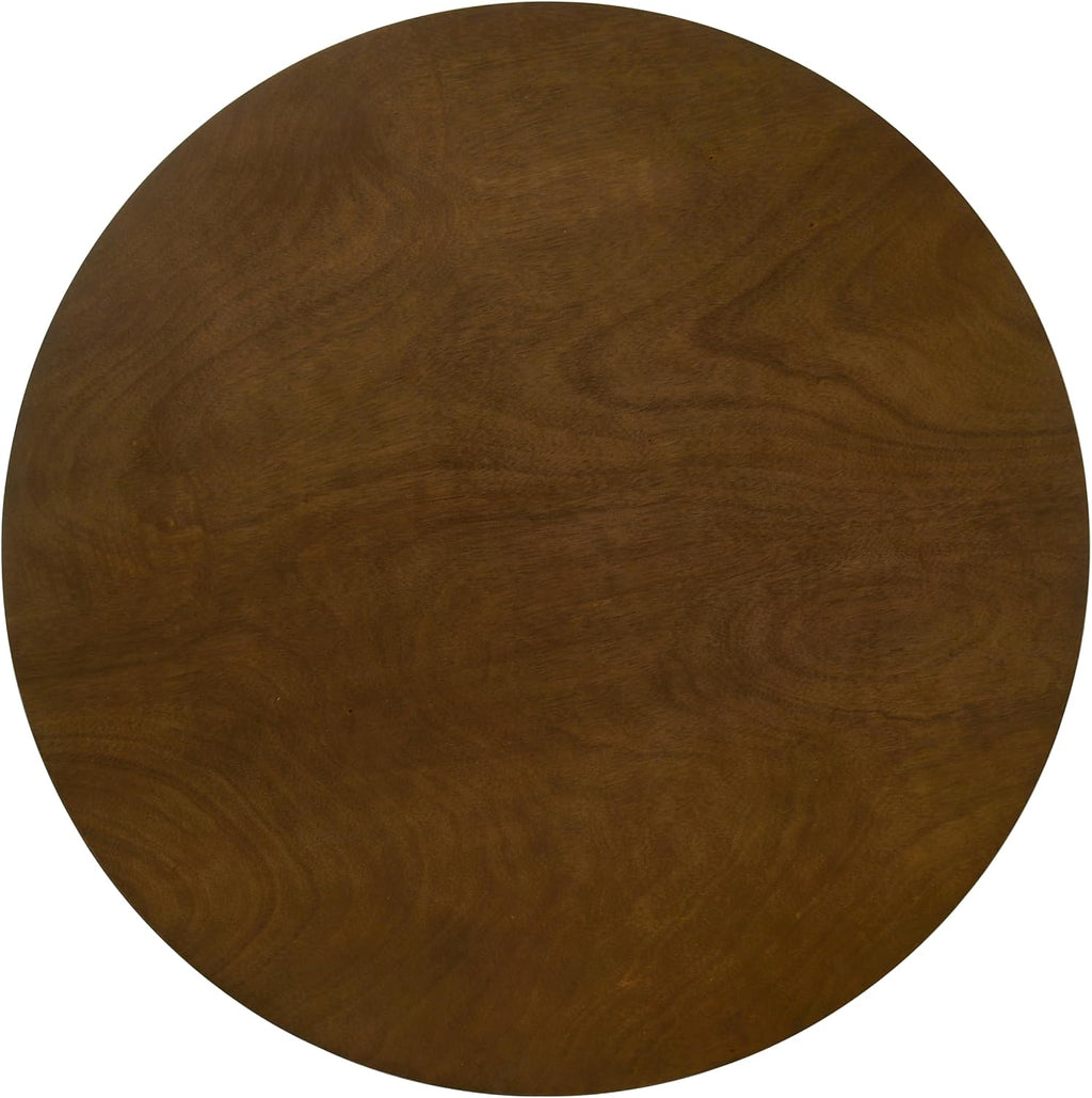 Arnott round Dining Table, Walnut Finish