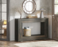 47" Farmhouse Console Table with Storage, Industrial Hallway Sofa Table for Entryway, Living Room