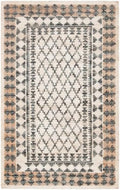 SAFAVIEH Kilim Collection Area Rug - 2'3" X 5', Ivory & Grey, Rustic Geometric Design, Handmade Flatweave Premium Jute, Ideal for the Living Room, Bedroom, Dining Room (KLM755A-25)