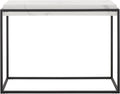 SAFAVIEH Home Collection Edgefield White Marble/Black Console Table