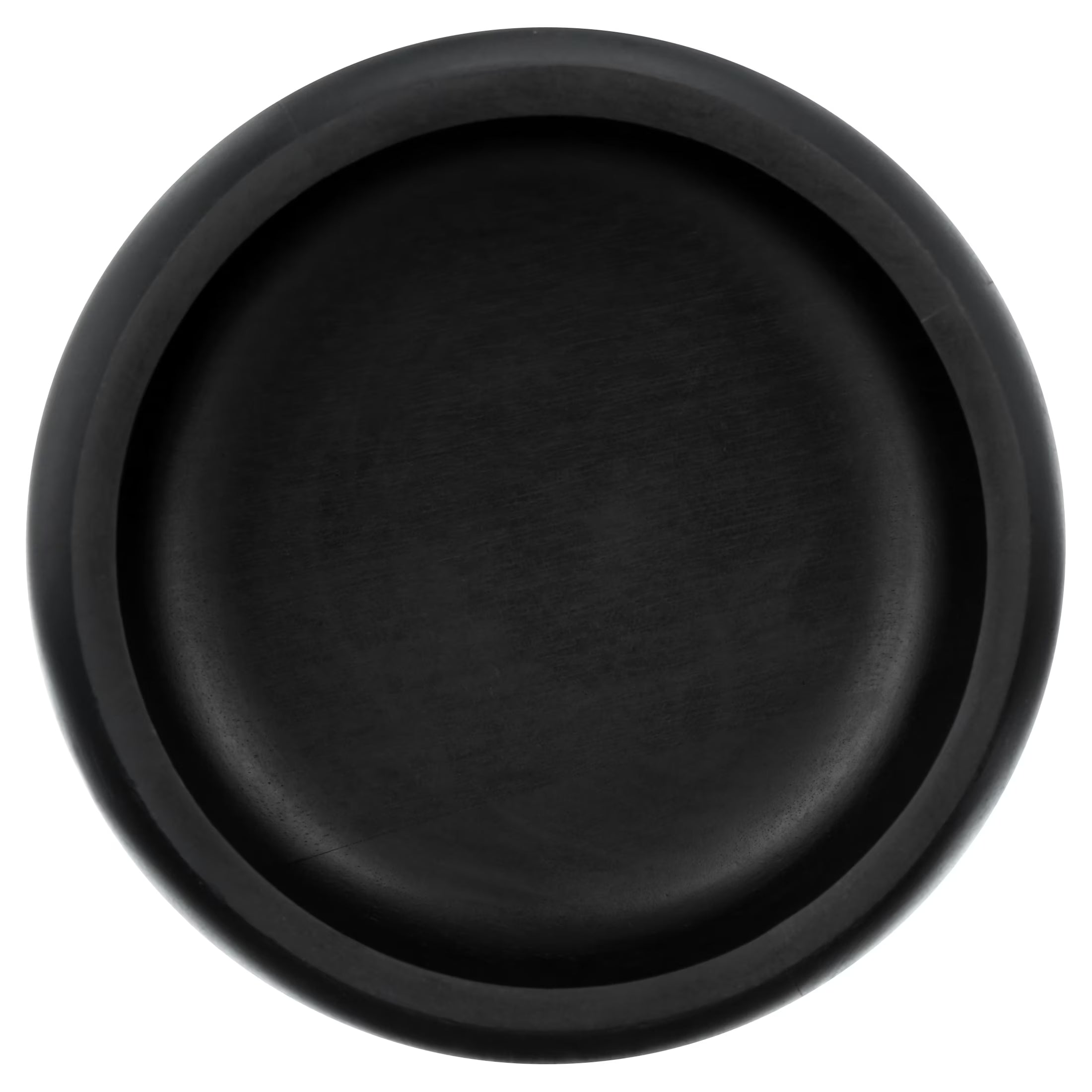 Small Wood Serving Bowl, Black, 2-Pack