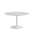 Jofran Rowan 54" Modern Luxury Pedestal round Marble Dining Table