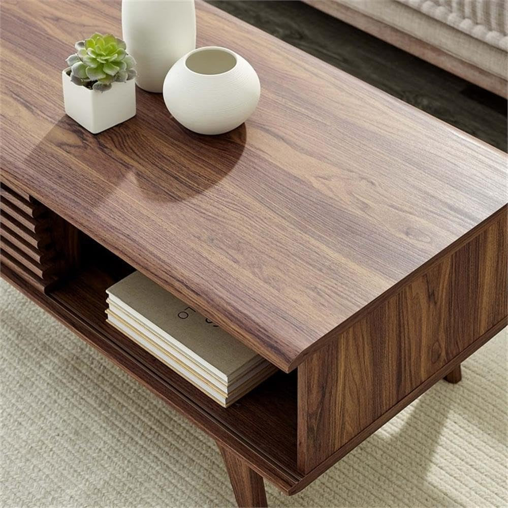 EEI-4724-WAL Render Coffee Table, Walnut