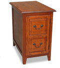 Mission Cabinet End Table, 15", Medium Oak