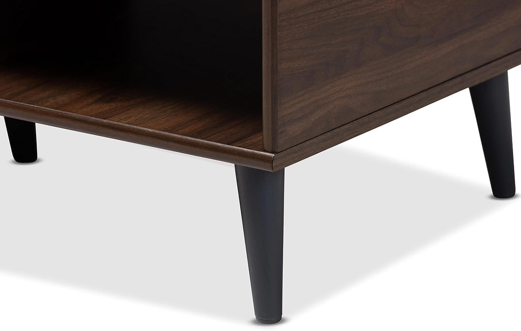 Piotr Coffee Table, Walnut Brown/Dark Gray