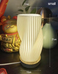 French Cream Style 3D Desk Lamp Ins Internet Red Pleated Bedroom Bedside Lamp Study Coffee Shop Card Seat Atmosphere Lamp