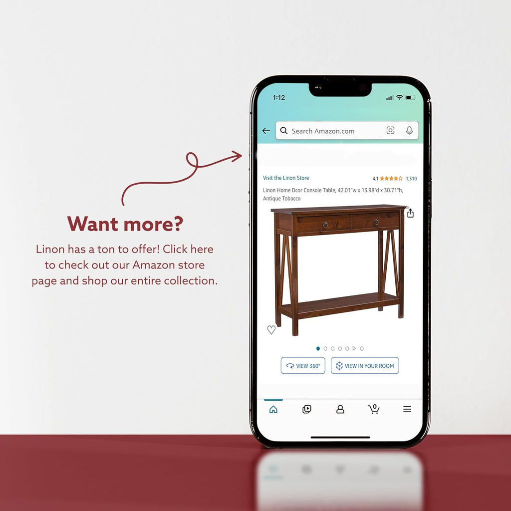 Melissa Mid-Century Modern Walnut Console Table