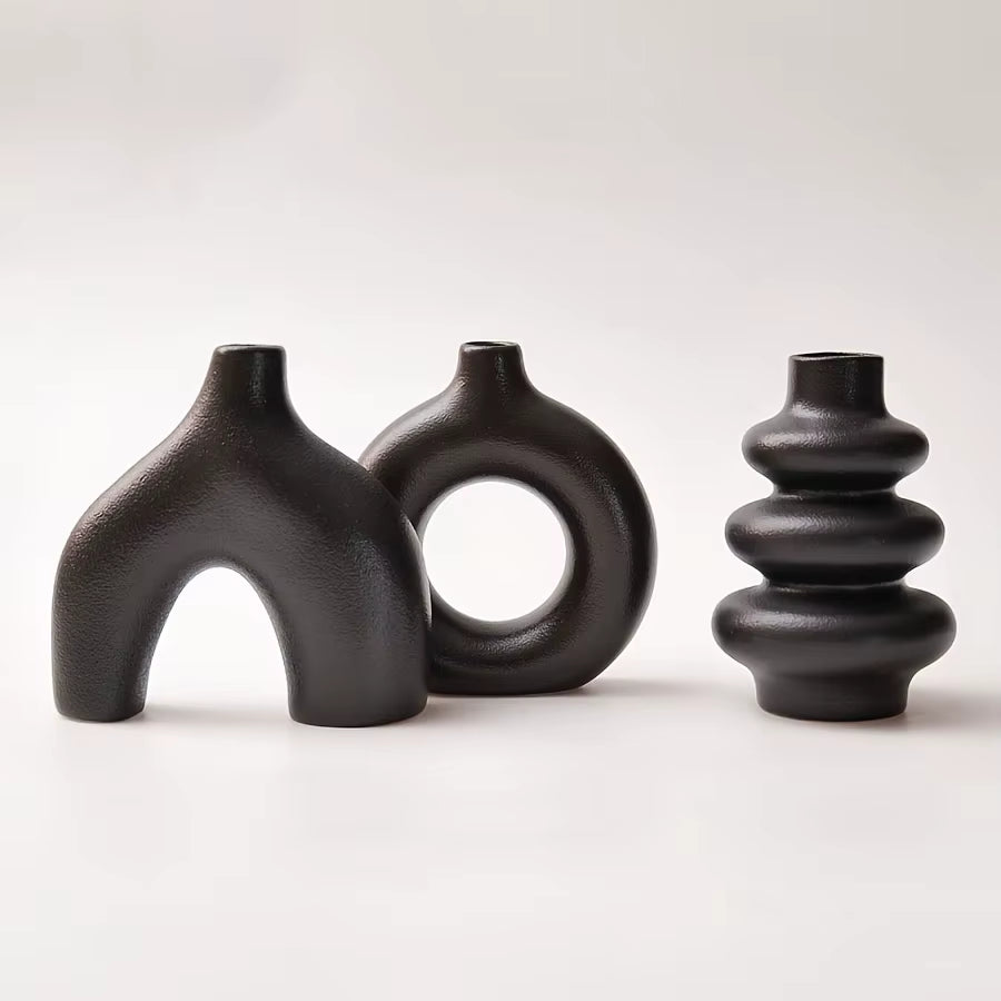 Bohemian ceramic vase set