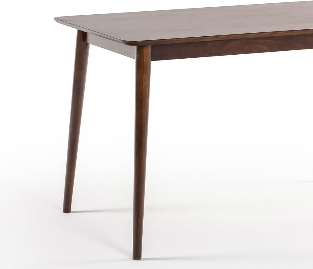 Espresso solid wood dining table
