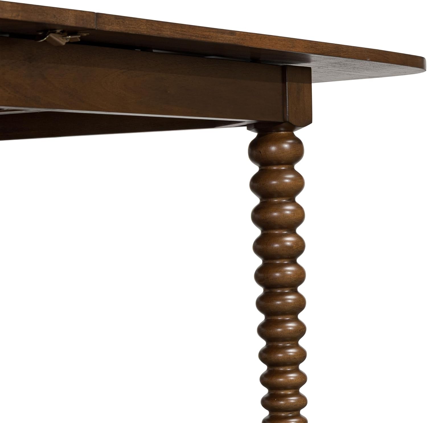 POLY & BARK Torno Extendable Dining Table Walnut 90–112 Inches with Walnut Finish, Expansive Surface, and Thoughtful Engineering for Family and Entertaining