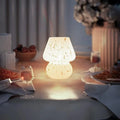 Sprinkle Mushroom Table Lamp Nordic Khaki Girly Living Room Bar Homestay Bedroom Bedside Glass Ambient Decorative Night Light