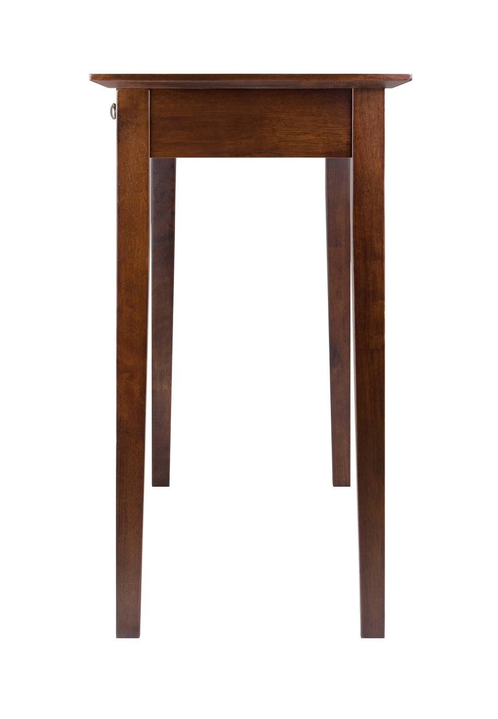 Wood Rochester Console Table with Drawer, Walnut Finish