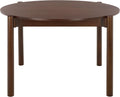 Walnut round dining table