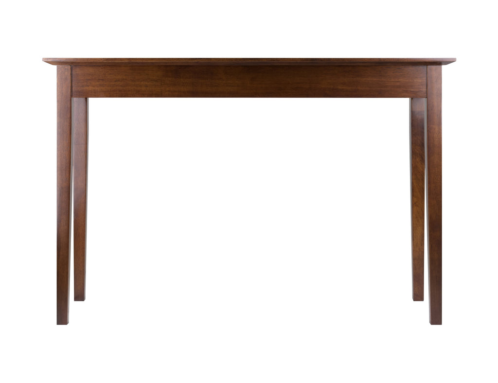 Wood Rochester Console Table with Drawer, Walnut Finish