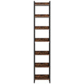 78.7 Inch Extra Tall Narrow Bookshelf, 7 Tier Skinny Bookcase for Small Spaces, Freestanding Display Shelves