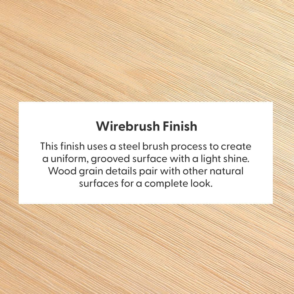 Classic 72 Inch Dining Table, Rectangular, Blonde Wirebrush | Non-Toxic Finishes, Versatile Design, Farmhouse Design, Elegant Details, Easy Assembly, Quick Setup, Solid Wood