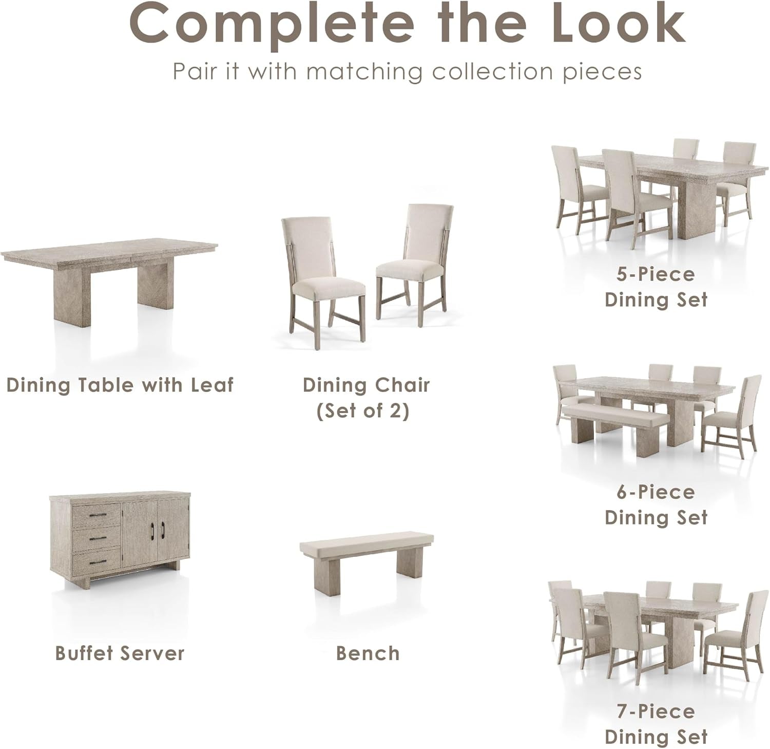 Natural wood upholstered dining bench