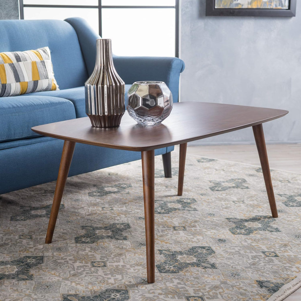 Christopher Knight Home Cilla Wood Coffee Table, Walnut
