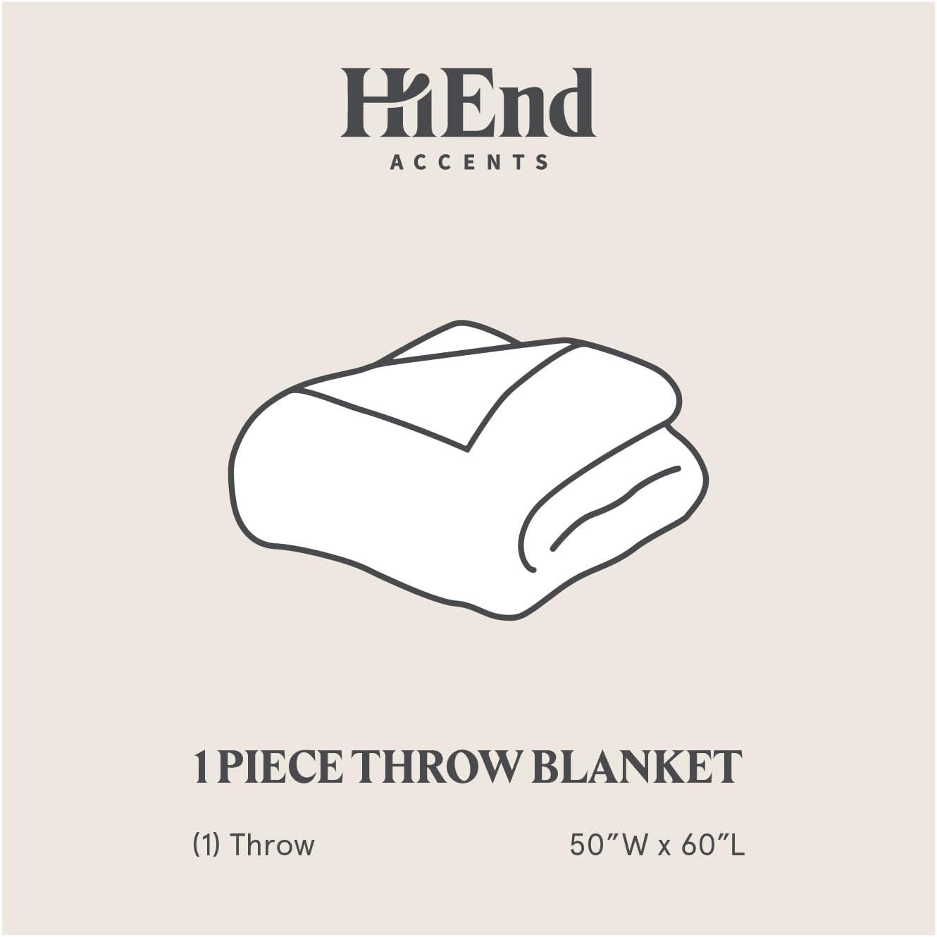 Hiend Accents Teddy Throw Blanket, 50X60 Inch, Dark Oak, Boucle Throw Blanket, Soft Cozy Classic Chic Casual Heavy Blanket, Modern Rustic Plush Comfy Warm Blanket for Bed, Sofa | Plush Woven Boucle, Soft Cozy Heavy Warm Blanket for Couch, Sofa, Bed, Moder