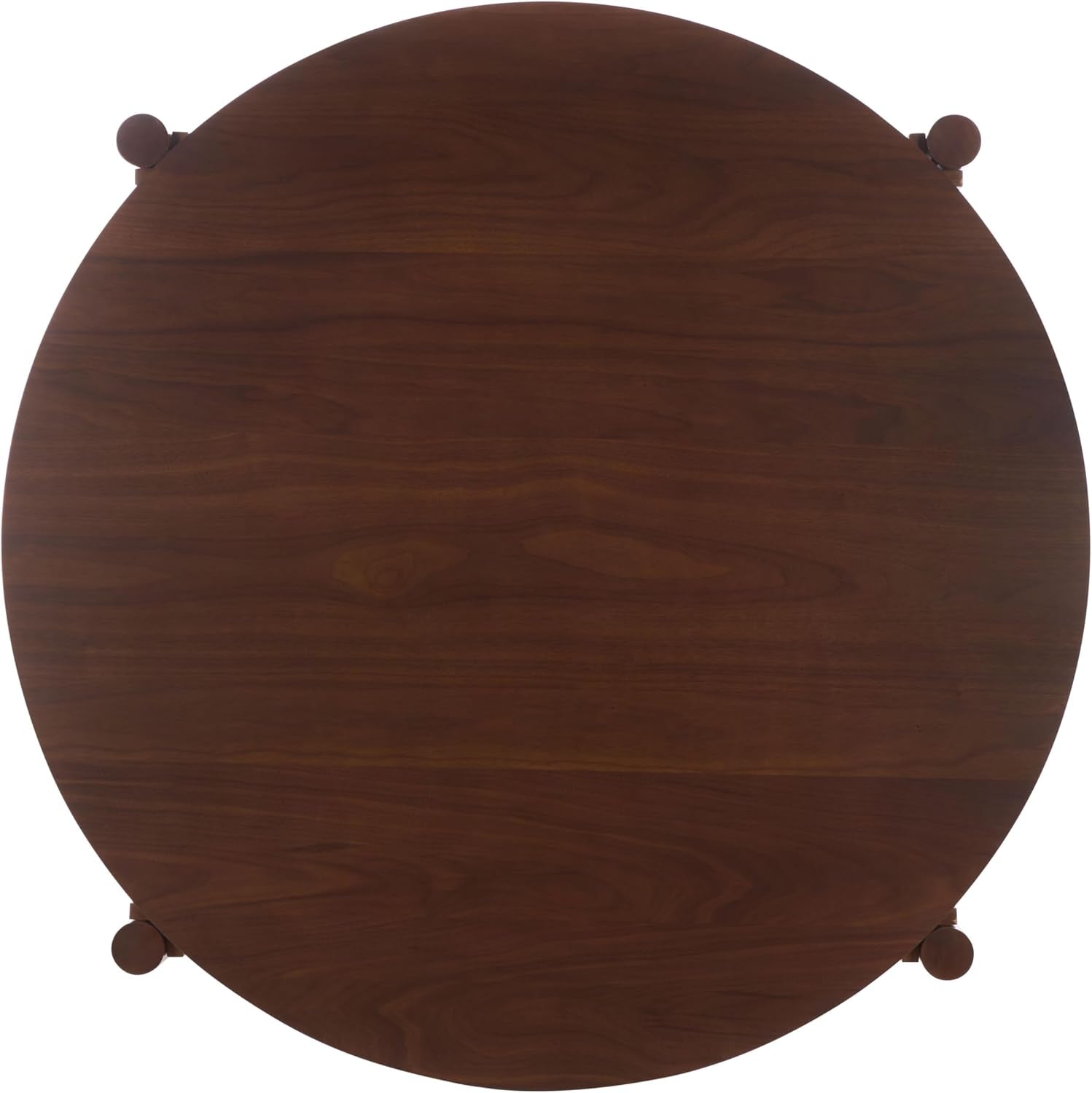 Walnut round dining table