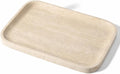 Beige travertine stone vanity tray
