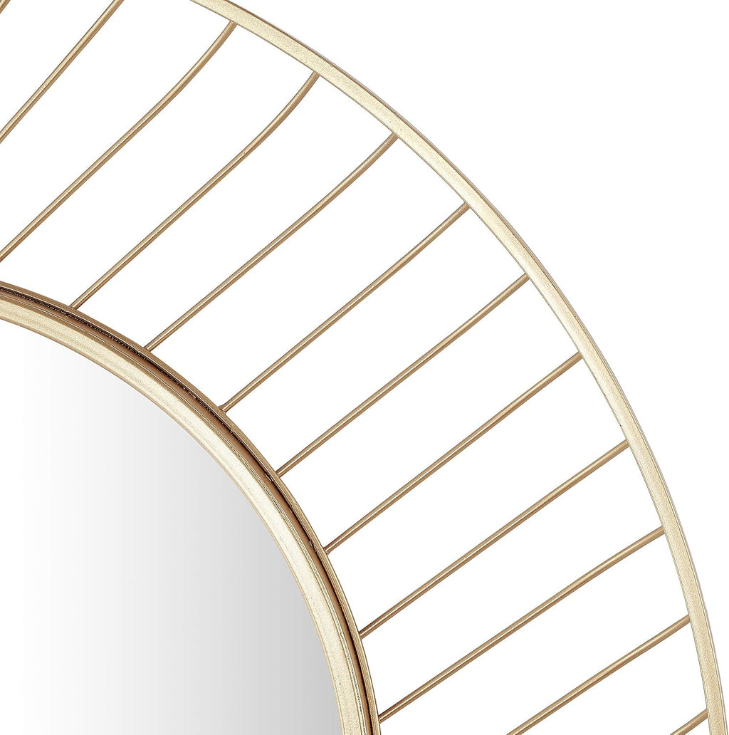 Safavieh 32.9-Inch round Fonna Wall Mirror, Gold