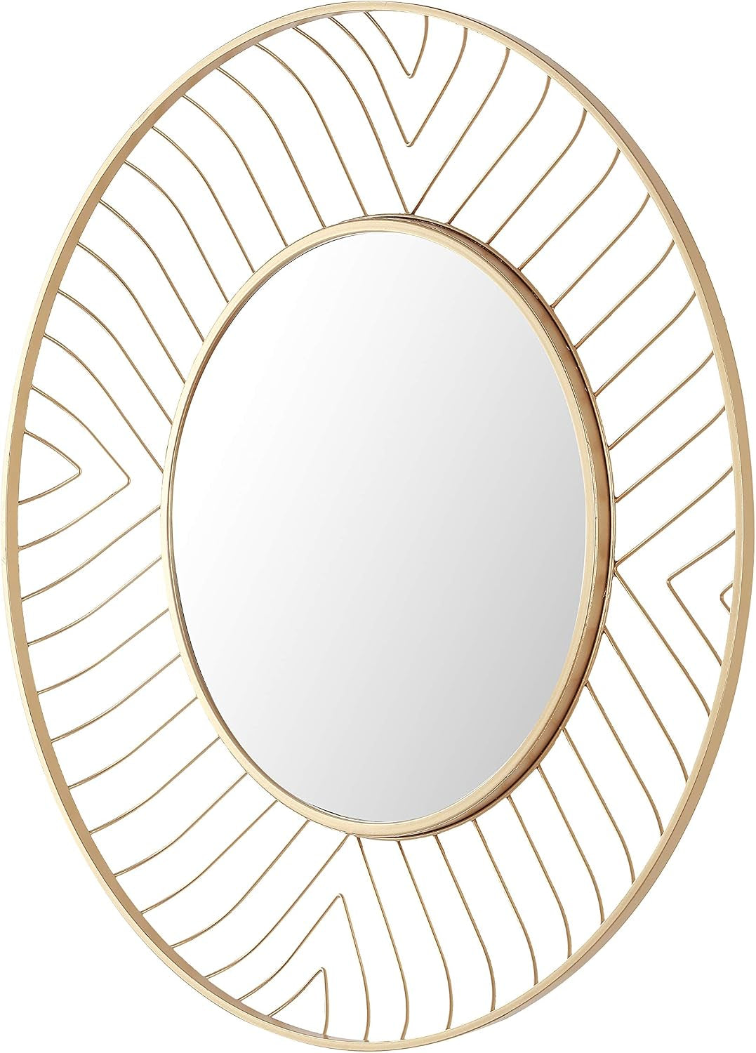 Safavieh 32.9-Inch round Fonna Wall Mirror, Gold