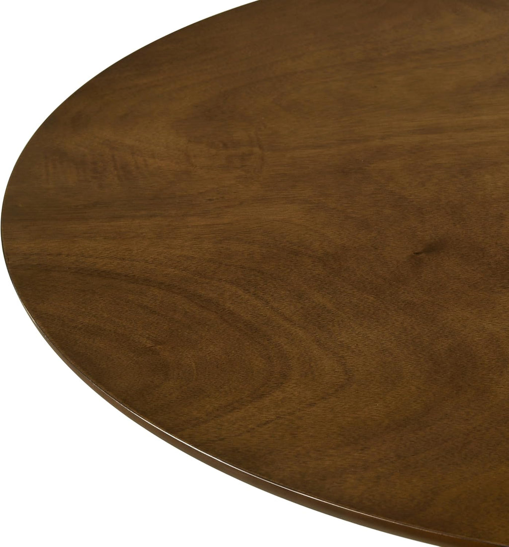 Arnott round Dining Table, Walnut Finish