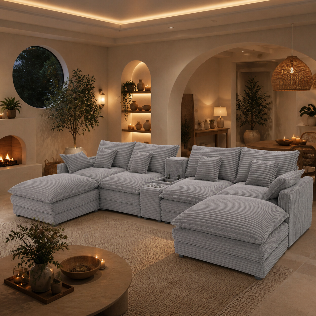 U-Shaped Sofa lifestyle image 3