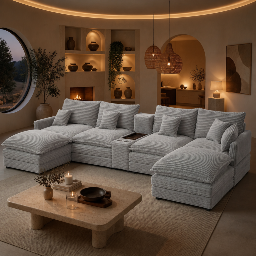 U-Shaped Sofa lifestyle image 4