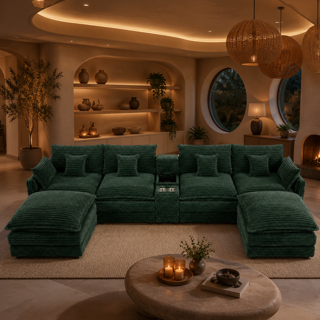 U-Shaped Sofa lifestyle image 5