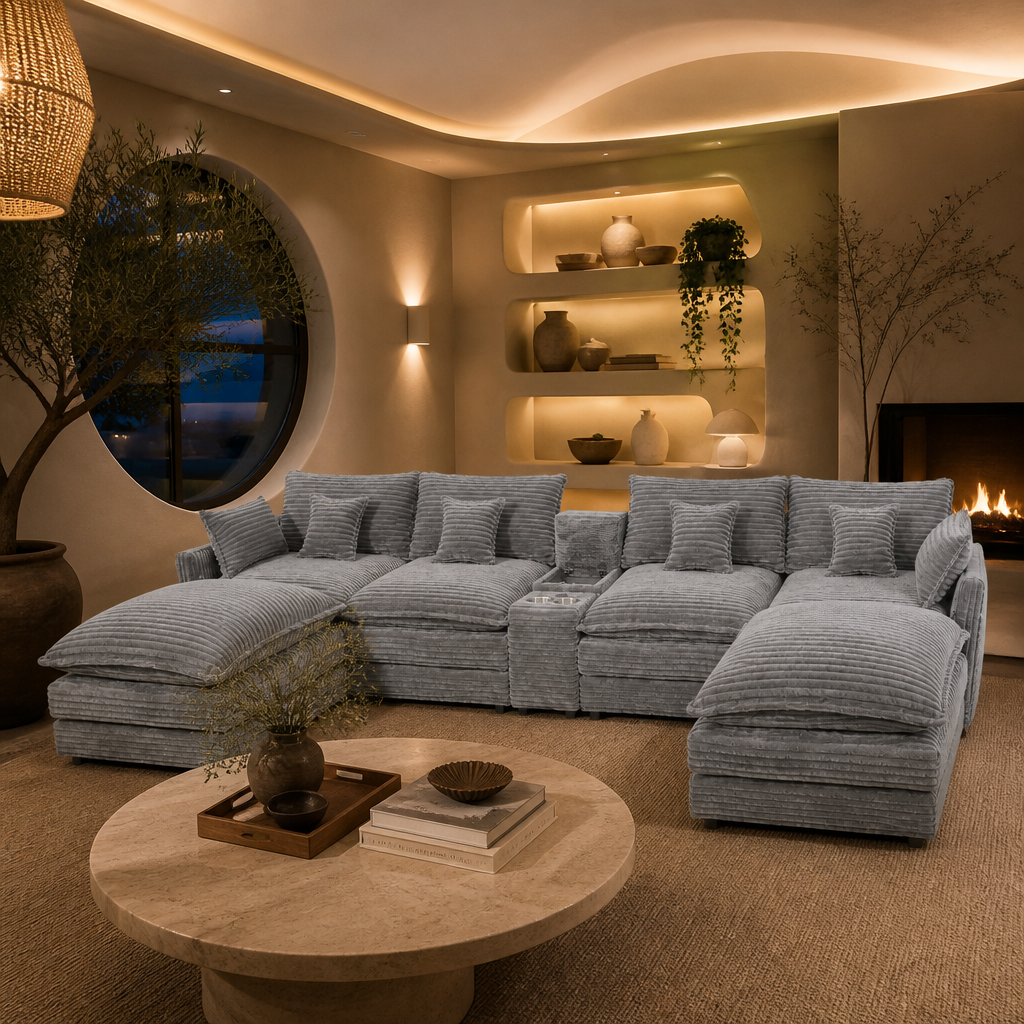 U-Shaped Sofa lifestyle image 7