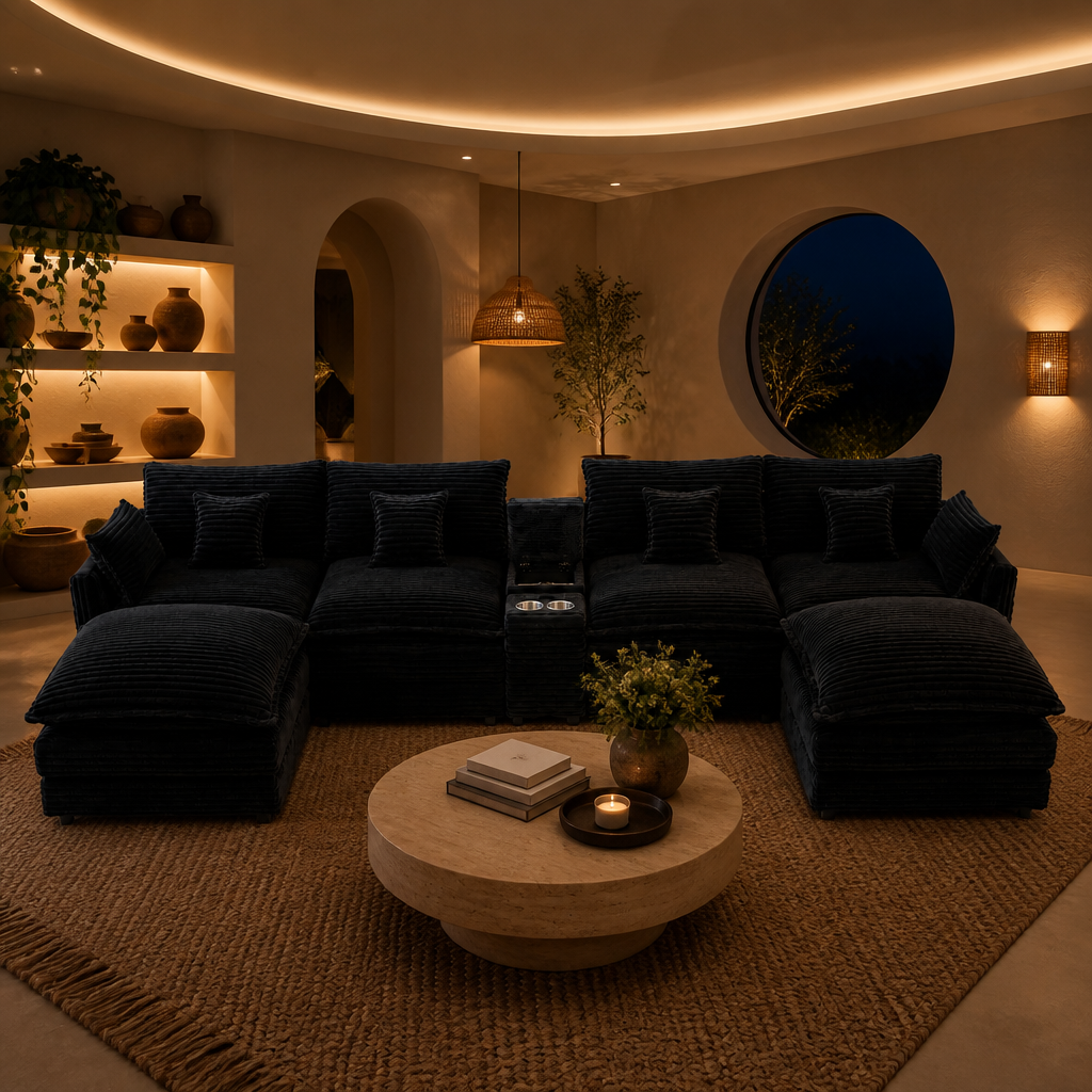 U-Shaped Sofa lifestyle image 8